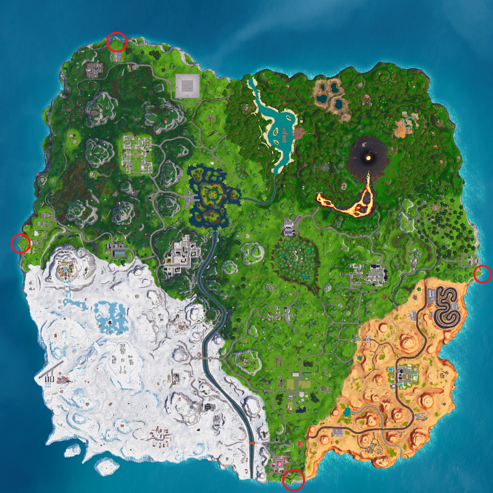 fortnite week 8 season 2 cheat sheet furthest points