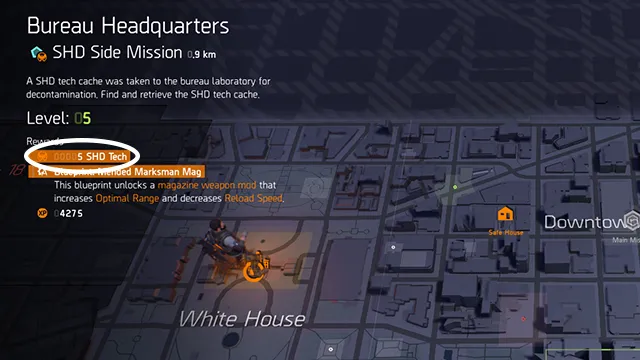 The Division 2 SHD Tech Points