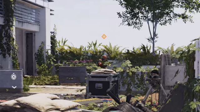 The Division 2 orange marker diamond