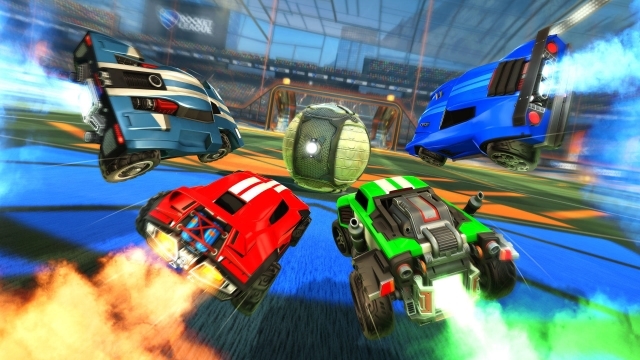 Online games peaked with rocket league