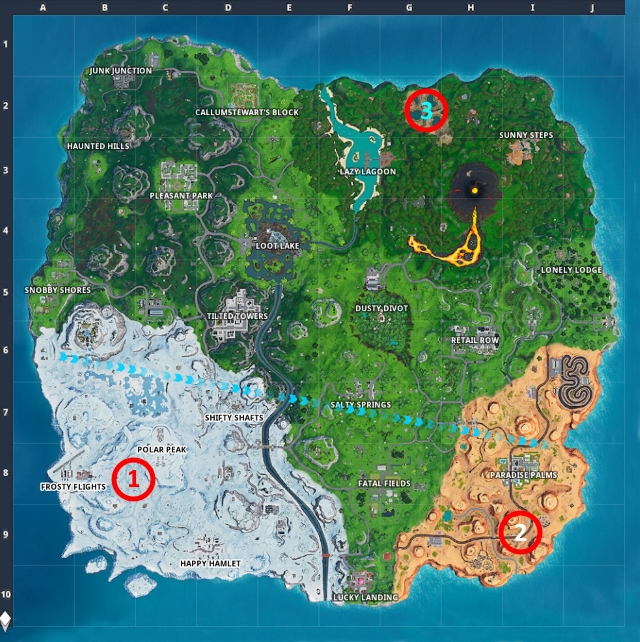 Fortnite Season 8 Week 9 Challenges