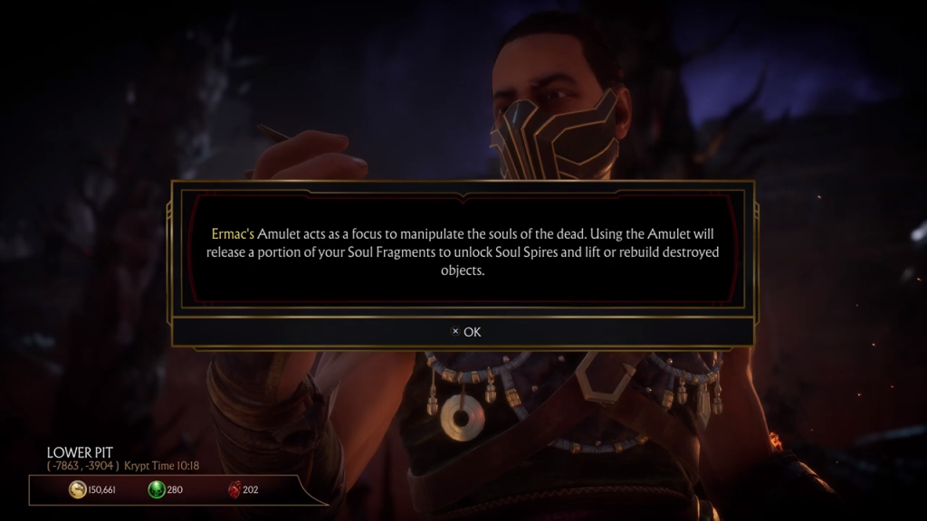 Mortal Kombat 11 Krypt Unlock Green Orbs Open green orbs with Ermac's