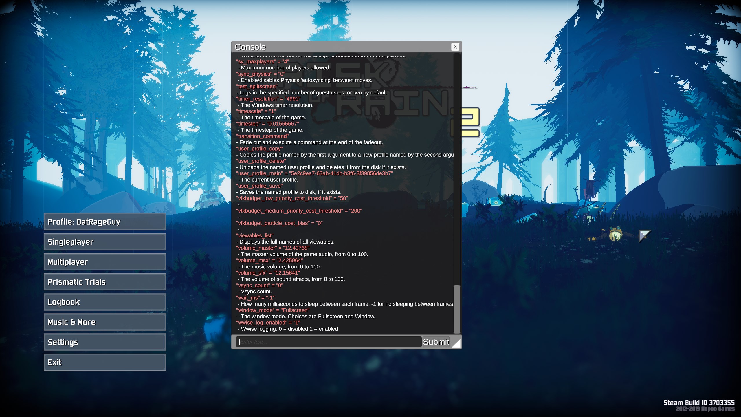 Risk of Rain 2 Cheats and Console Commands How to enable cheats guide