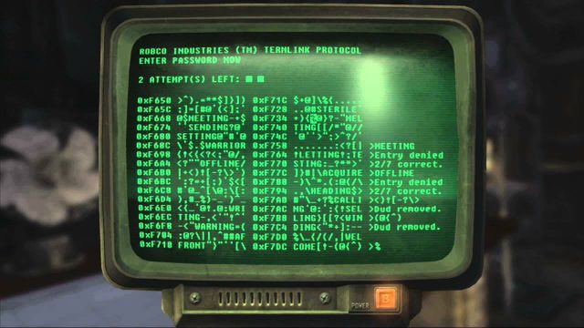 fallout password terminal