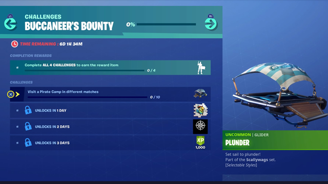 Fortnite Buccaneer’s Bounty