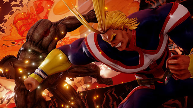 Jump Force All Might punches out Toguro