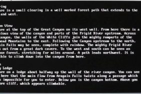 Zork gameplay screenshot