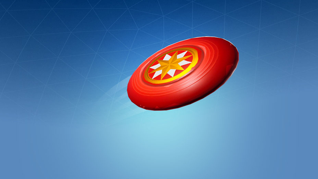 Fortnite Throw the Flying Disc toy and catch it before it lands