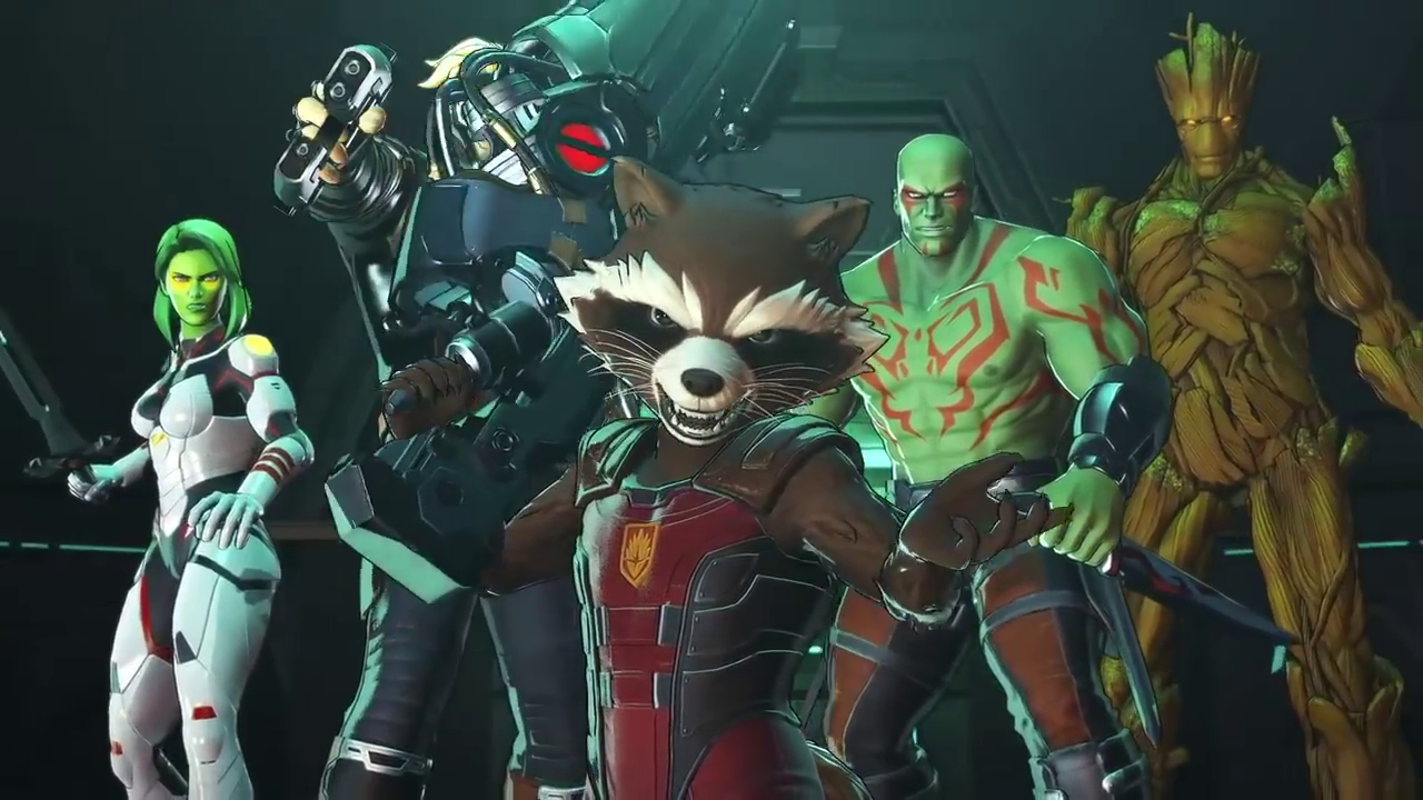 Marvel Ultimate Alliance 3 Roster guardians