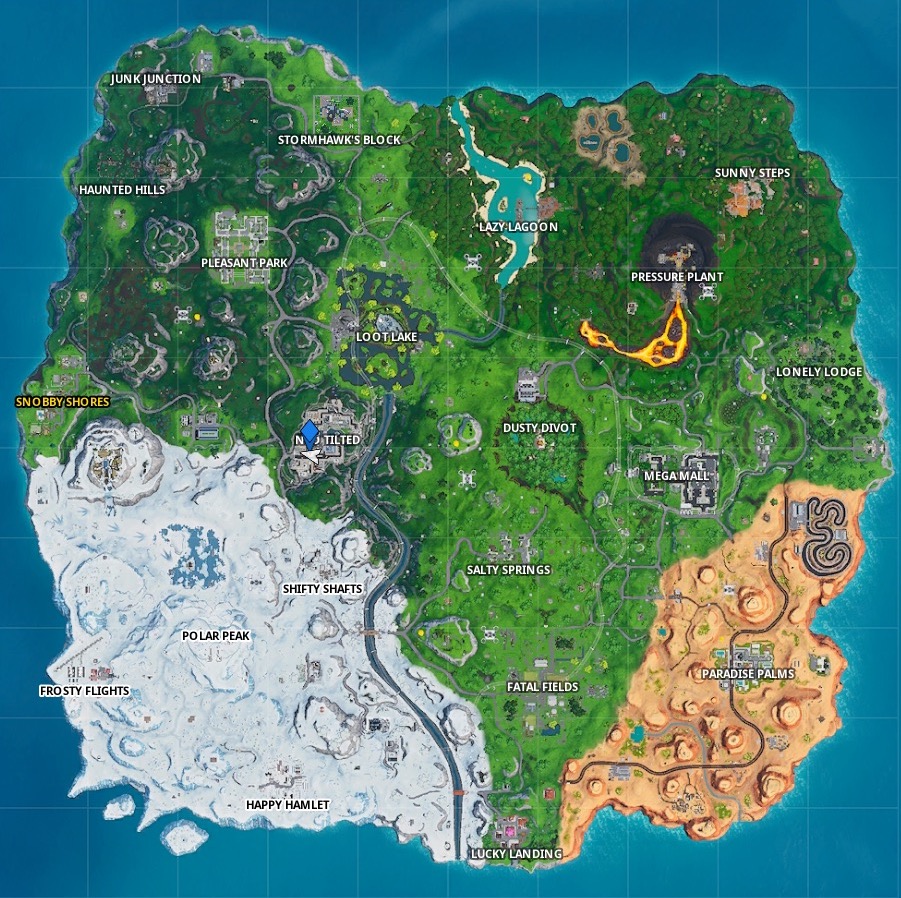 Fortnite Fortbyte 43 Location map