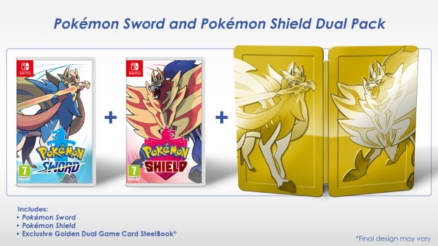 Pokémon Sword & Pokémon Shield Double Pack -- Standard Edition (Nintendo  Switch, 2019) for sale online