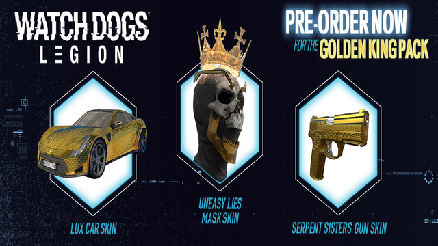 Watch Dogs Legion Golden King Pack