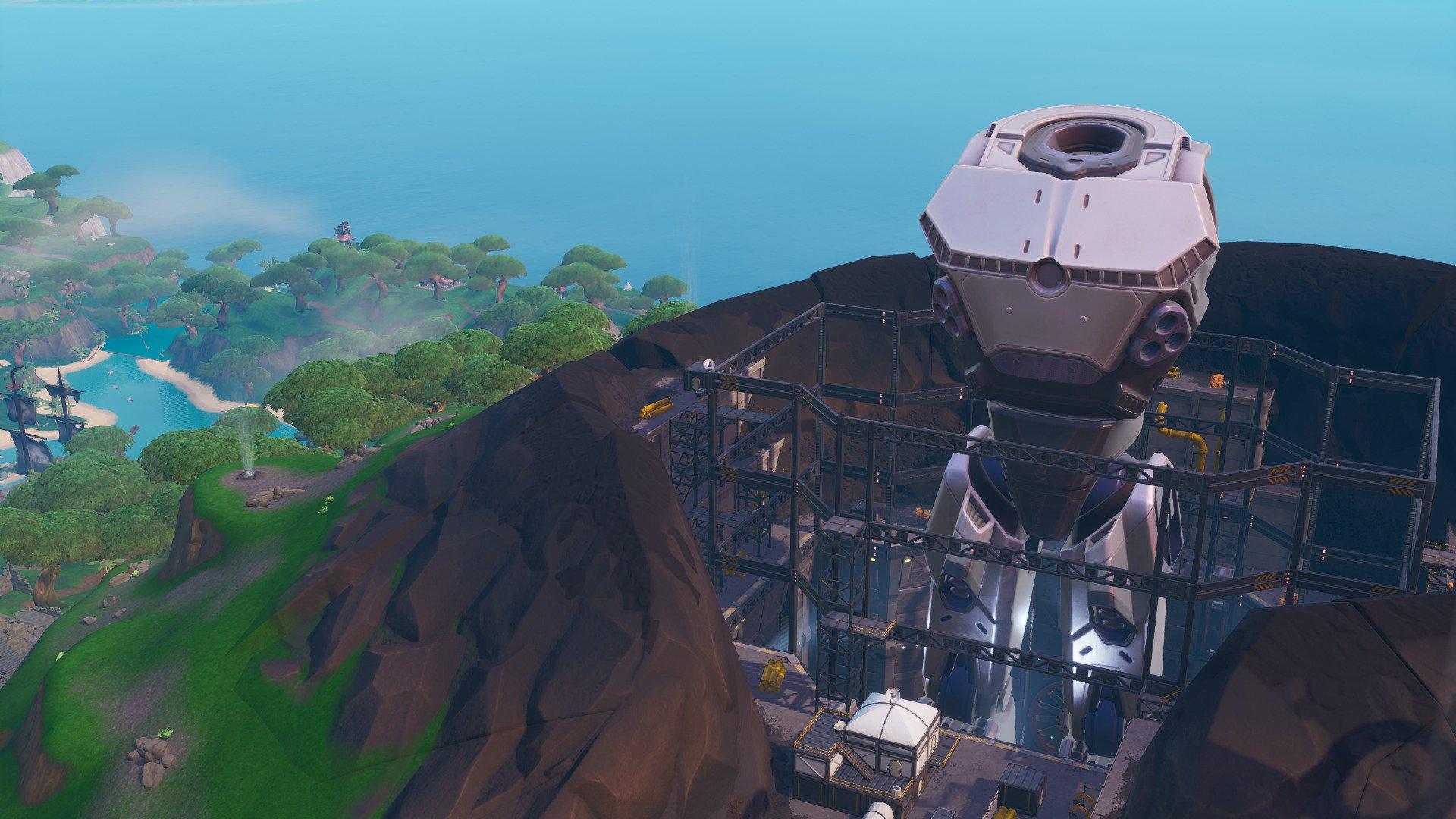 Fortnite Cattus Event: Leaked giant robot under construction at