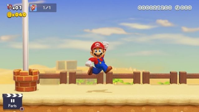 Super Mario Maker 2 Scroll Stop