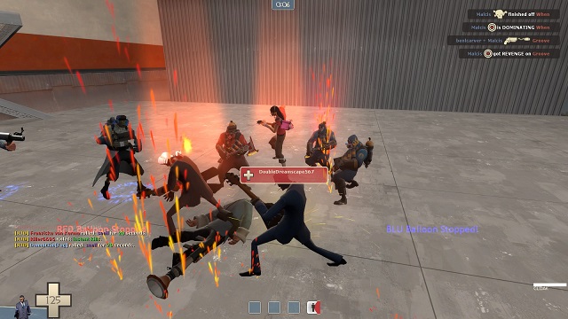 Team Fortress 2 Flaming Guitars