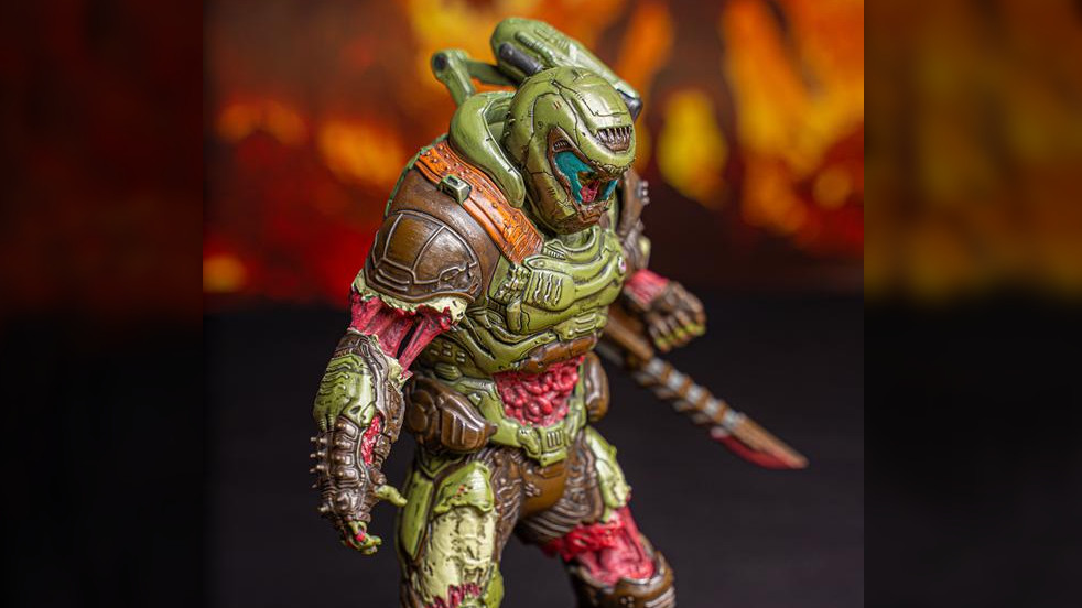 Zombie Doom Slayer skin brought to life with collectible statue -  GameRevolution
