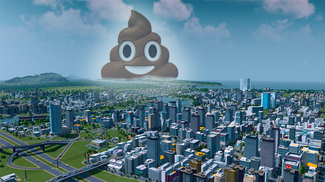 cities skyline poop