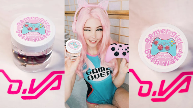 British 'gamer girl' Belle Delphine selling bathwater to 'thirsty