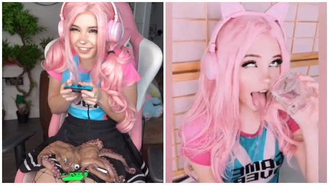 gamer girl bath water (belle delphine) Minecraft Skin