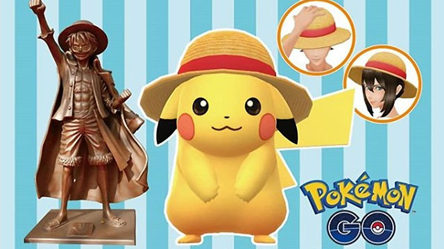 Pokemon Go One Piece collaboration adds special Pikachu