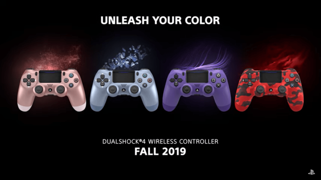 New DualShock 4 colors