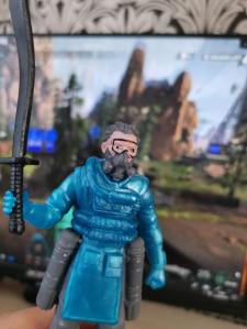 Apex Legends China Figure Caustic with flopper sword