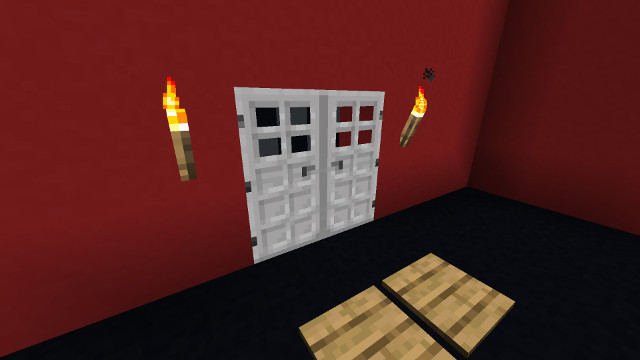Minecraft Iron Double Doors