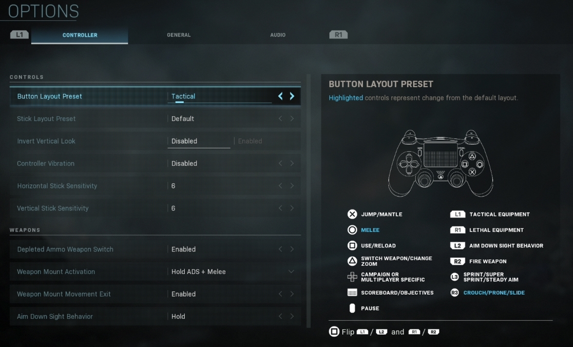 Controls - Information - Campaign Guide, Call of Duty: Advanced Warfare