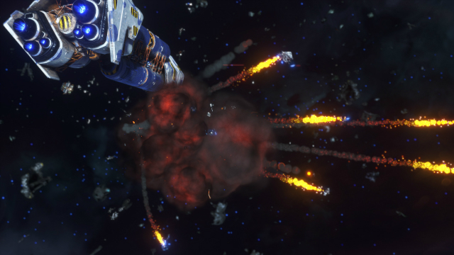 Rebel Galaxy Outlaw more Explosions