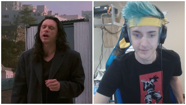 tommy wiseau mixer ninja twitch