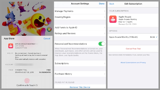 Apple Arcade how to cancel subscription