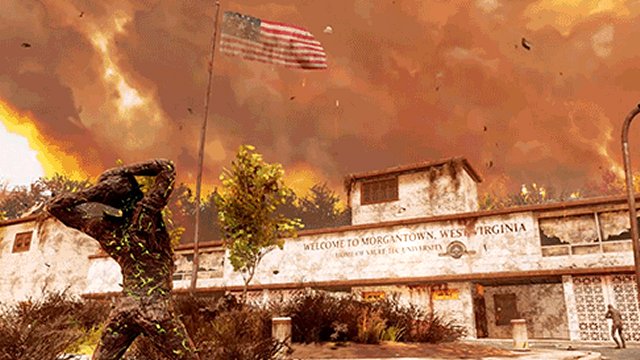 Fallout 76 Battle Royale Morgantown Map