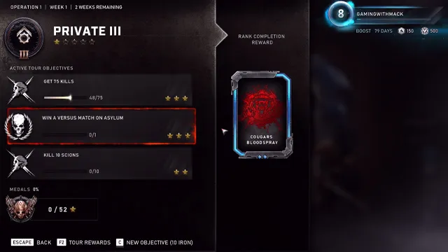 Gears 5 Ranking System