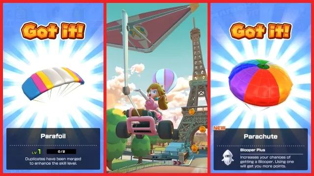 Mario Kart Tour gliders _ All glider special skills