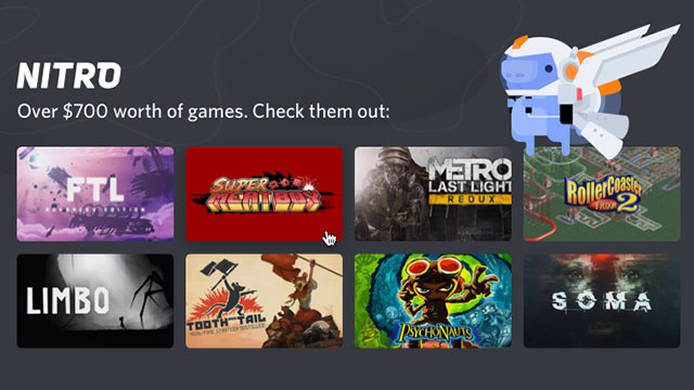 Discord to remove free games from its Nitro subscription service