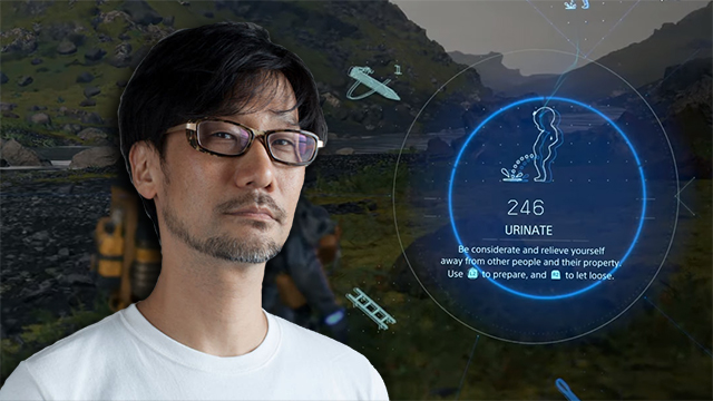 Hideo Kojima and his genius exploration of urinology and all things related to pee