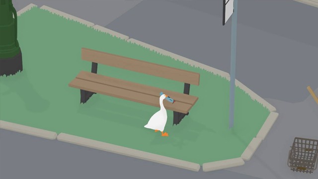 Untitled Goose Game  How to make the groundskeeper wear his sun hat -  GameRevolution