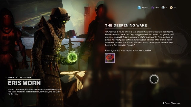 Destiny 2 the deepening wake