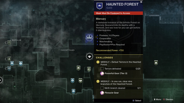 destiny 2 haunted forest location