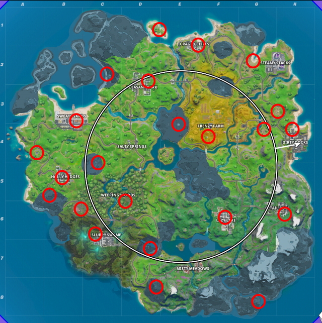 Fortnite Forged in Slurp Challenges Cheat Sheet