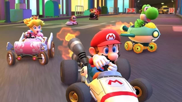 Mario Kart Tour drivers with three hairs