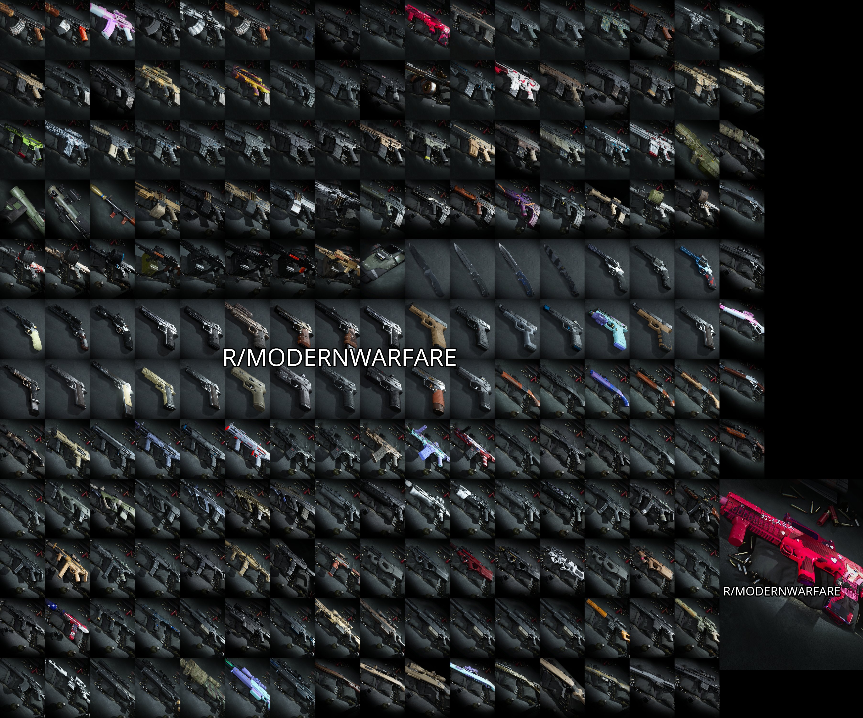 All Weapons and Blueprints in Call of Duty: Modern Warfare (2019/2020)