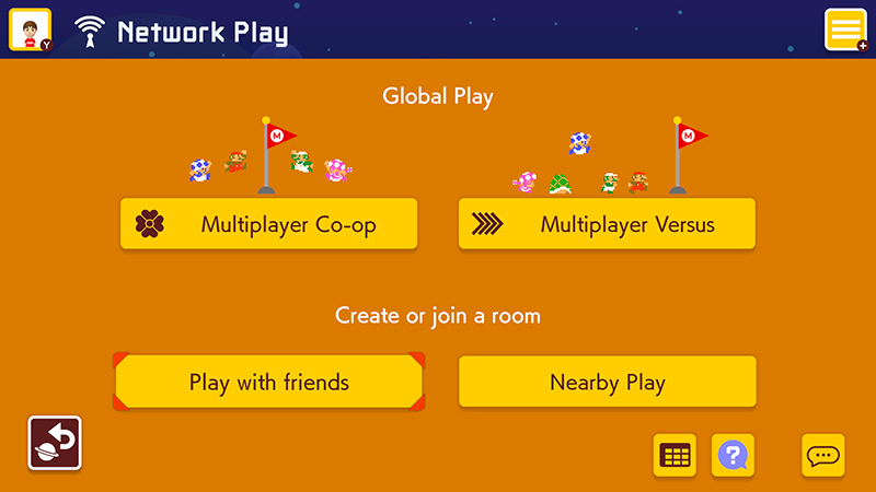 play with friends in Super Mario Maker 2
