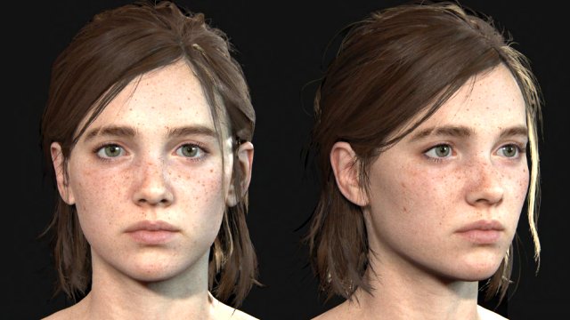 The Last of Us Ellie Cosplay guide face