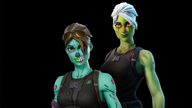 Fortnite white Ghoul Trooper skin