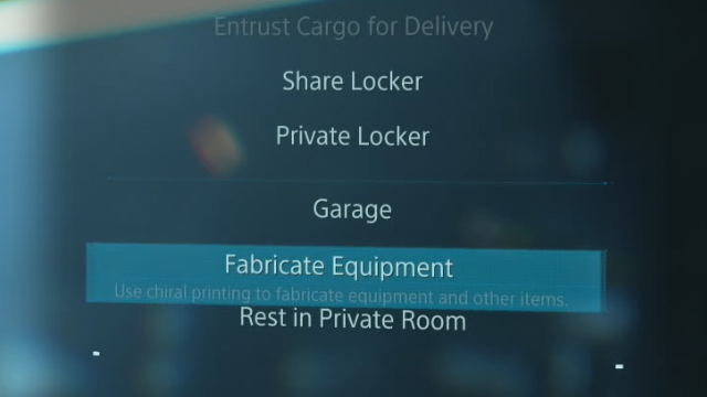 Death Stranding Can't Access Garage or Fabricate Vehicle error help