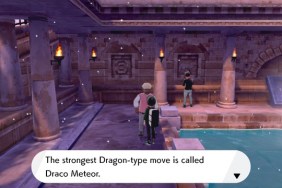 Pokemon Sword and Shield Draco Meteor Tutor location