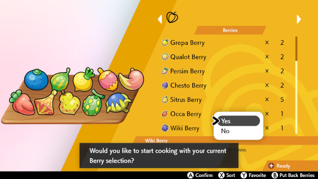 Pokemon Sword and Shield curry Use rare berries