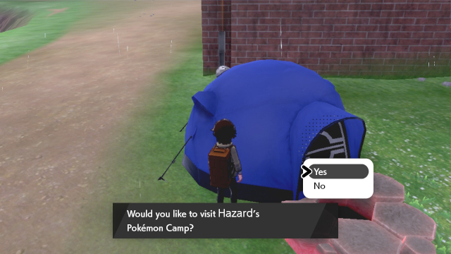 How to visit a friend's camp in Pokemon Sword and Shield