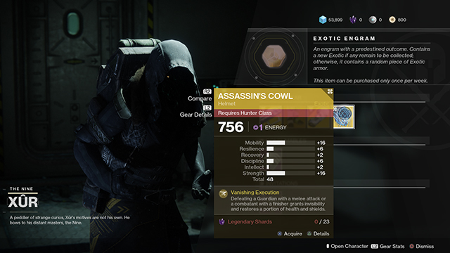 xur today